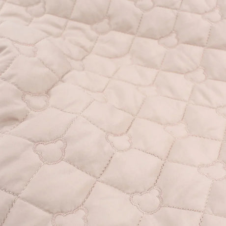 Steppstoff Jackenstoff Bären | Beige - Stofftime