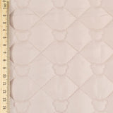 Steppstoff Jackenstoff Bären | Beige - Stofftime