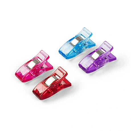 Stoff Clips 2,6cm, 12 Stück - Stofftime
