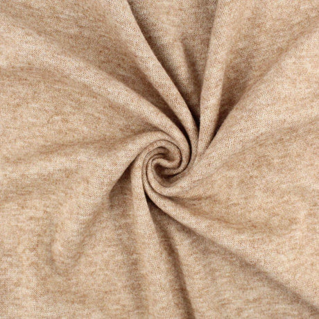 Strickjersey Beige - Stofftime