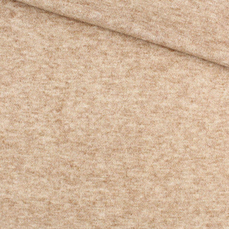 Strickjersey Beige - Stofftime