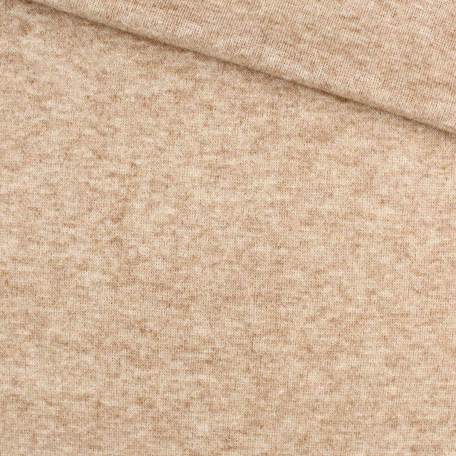 Strickjersey Beige - Stofftime