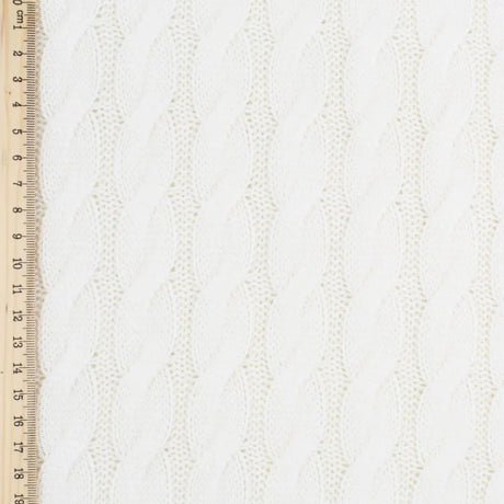 Strickstoff Nordic Cable | Ecru - Stofftime