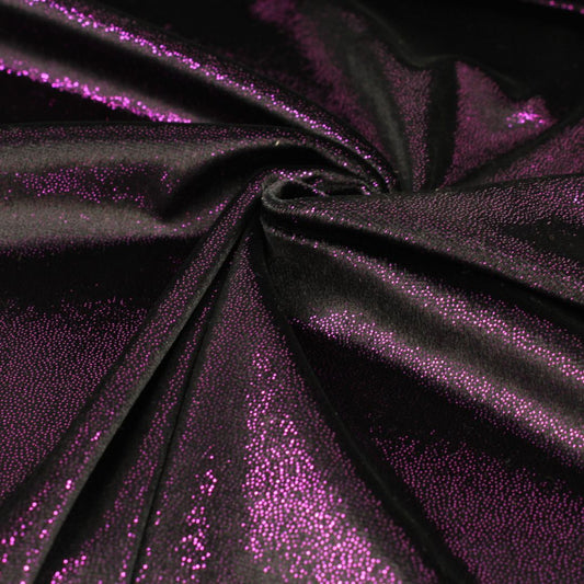 Velour „Chameleon“ | Lila - Schwarz - Stofftime