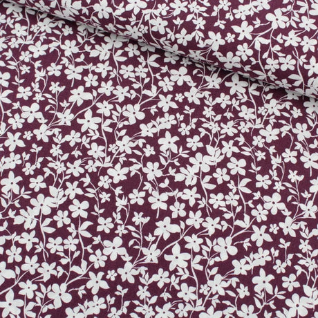 Viskose Stoff kleine Blumen - Stofftime