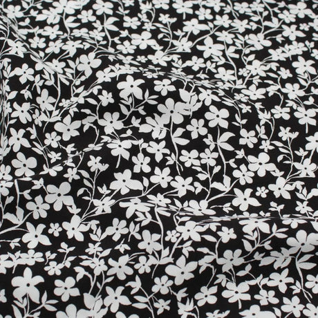 Viskose Stoff kleine Blumen - Stofftime