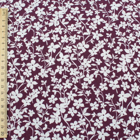 Viskose Stoff kleine Blumen - Stofftime