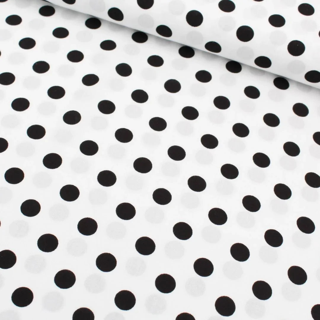 Viskose Stoff Polka Dots - Stofftime