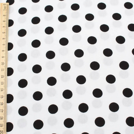 Viskose Stoff Polka Dots - Stofftime