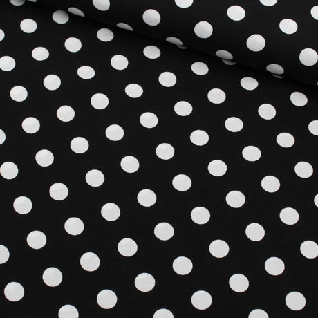 Viskose Stoff Polka Dots - Stofftime