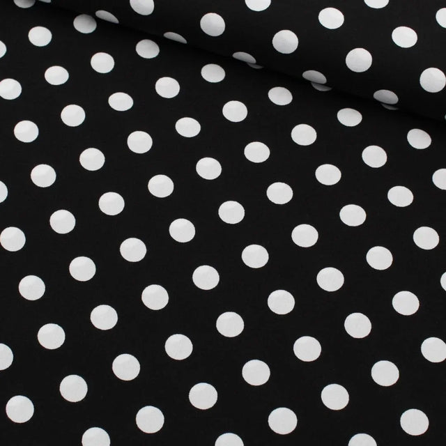 Viskose Stoff Polka Dots - Stofftime