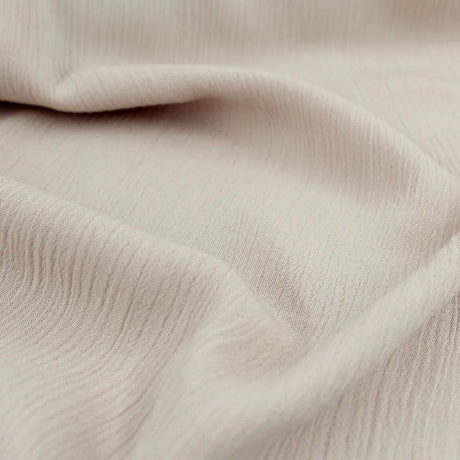 Viskosestoff Crincle - uni | Sandbeige - Stofftime