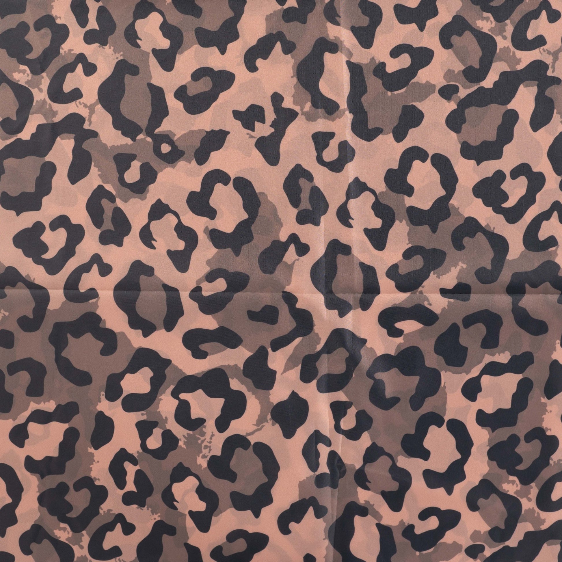 Wasserabweisender Poncho Stoff Leoparden Flecken | Taupe - Stofftime